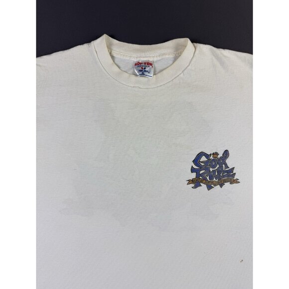 Rare Vintage 90s Y2K God Rulz Jesus Tee God Lord White XL Shirt Pray Heaven Tee - Picture 9 of 14